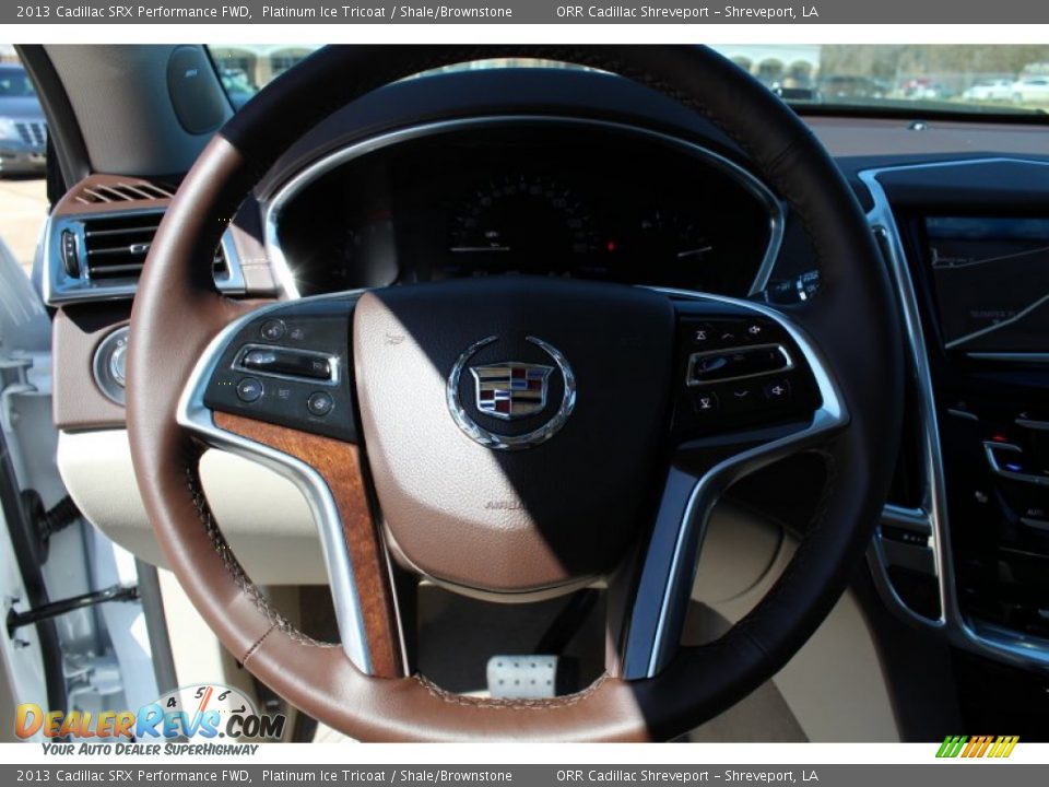 2013 Cadillac SRX Performance FWD Platinum Ice Tricoat / Shale/Brownstone Photo #14
