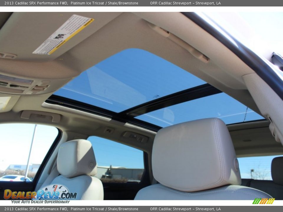 2013 Cadillac SRX Performance FWD Platinum Ice Tricoat / Shale/Brownstone Photo #25
