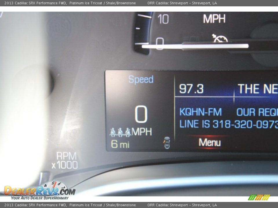2013 Cadillac SRX Performance FWD Platinum Ice Tricoat / Shale/Brownstone Photo #33