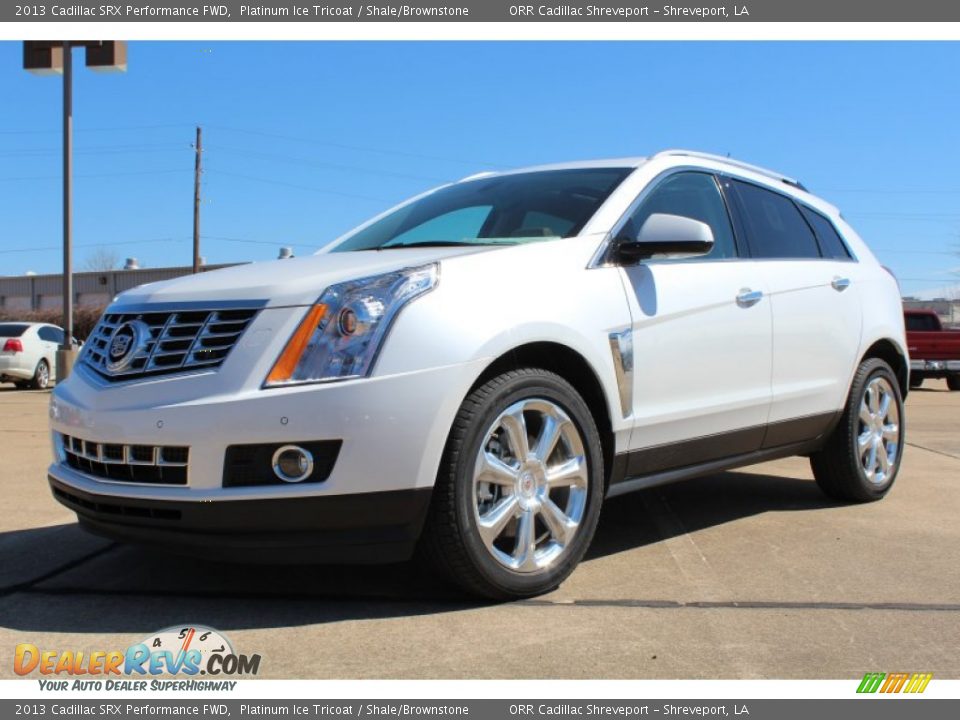 2013 Cadillac SRX Performance FWD Platinum Ice Tricoat / Shale/Brownstone Photo #1