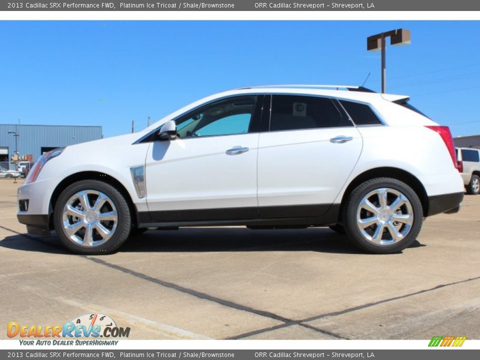 2013 Cadillac SRX Performance FWD Platinum Ice Tricoat / Shale/Brownstone Photo #5