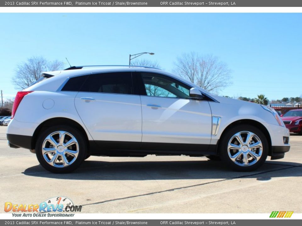 2013 Cadillac SRX Performance FWD Platinum Ice Tricoat / Shale/Brownstone Photo #6