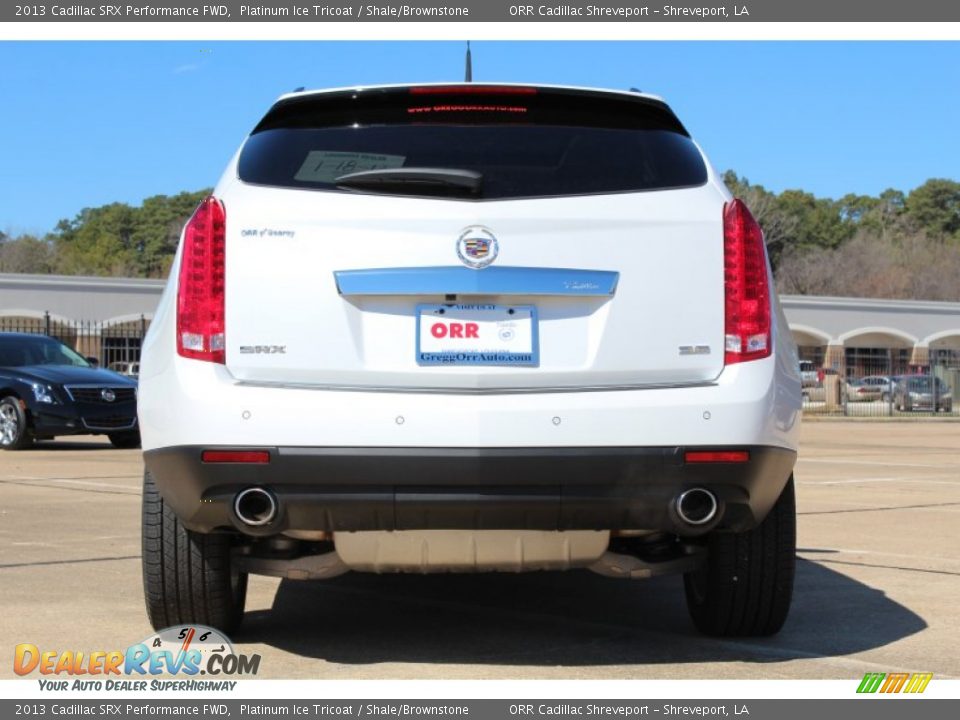 2013 Cadillac SRX Performance FWD Platinum Ice Tricoat / Shale/Brownstone Photo #7
