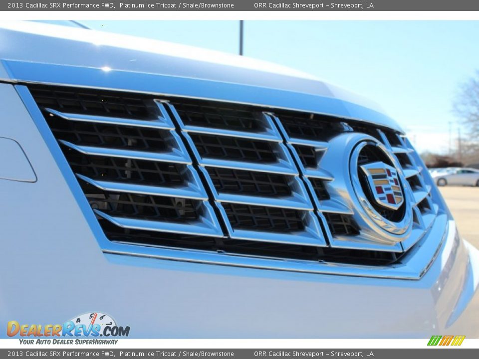 2013 Cadillac SRX Performance FWD Platinum Ice Tricoat / Shale/Brownstone Photo #8