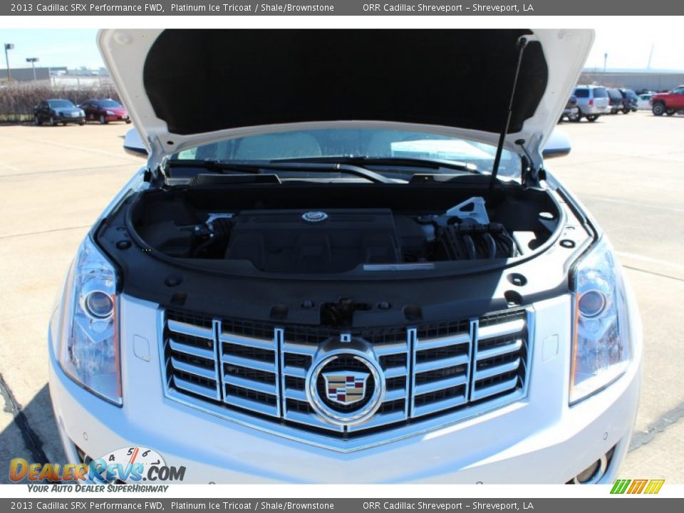 2013 Cadillac SRX Performance FWD Platinum Ice Tricoat / Shale/Brownstone Photo #9