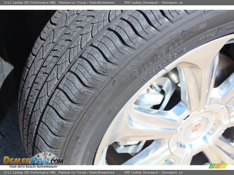2013 Cadillac SRX Performance FWD Platinum Ice Tricoat / Shale/Brownstone Photo #10