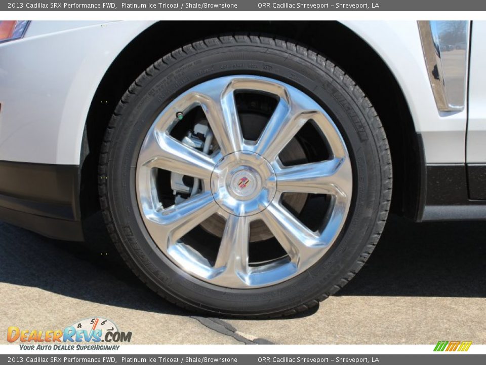 2013 Cadillac SRX Performance FWD Platinum Ice Tricoat / Shale/Brownstone Photo #11