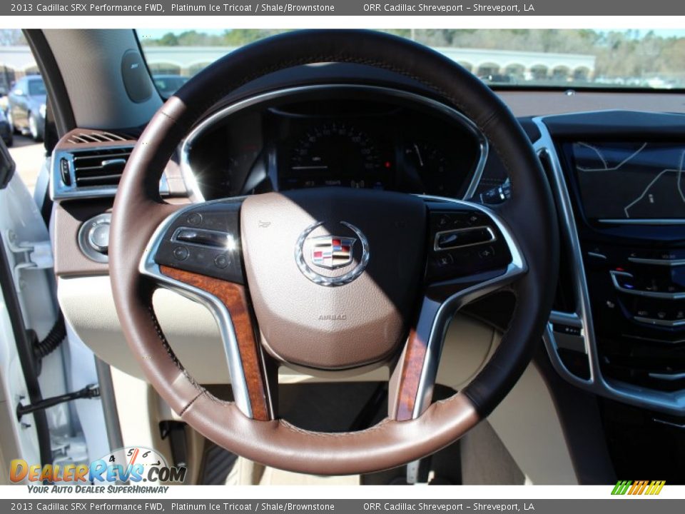2013 Cadillac SRX Performance FWD Platinum Ice Tricoat / Shale/Brownstone Photo #13