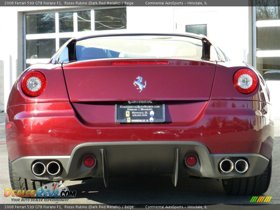 Exhaust of 2008 Ferrari 599 GTB Fiorano F1 Photo #12