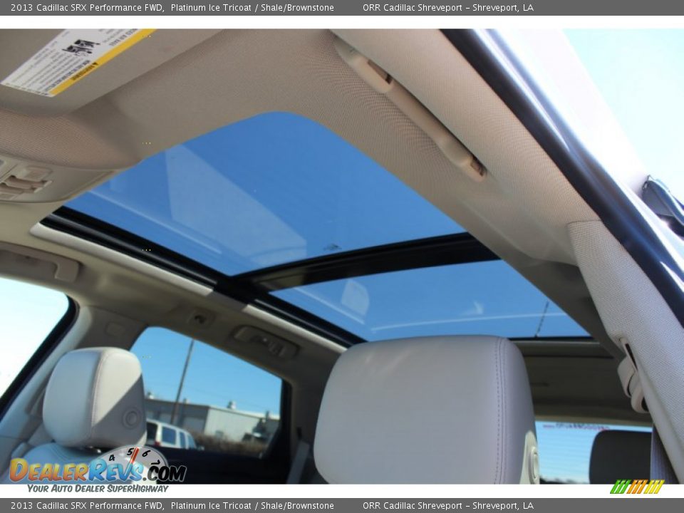 2013 Cadillac SRX Performance FWD Platinum Ice Tricoat / Shale/Brownstone Photo #24