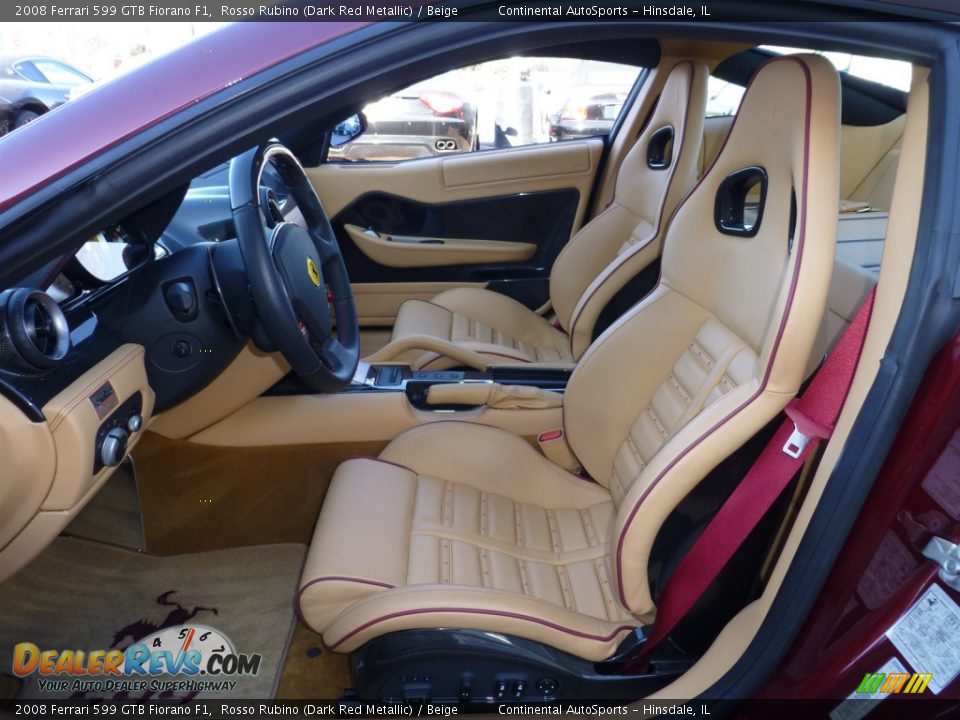 Front Seat of 2008 Ferrari 599 GTB Fiorano F1 Photo #20