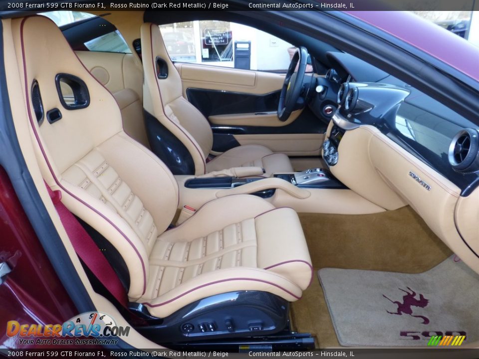 Front Seat of 2008 Ferrari 599 GTB Fiorano F1 Photo #24