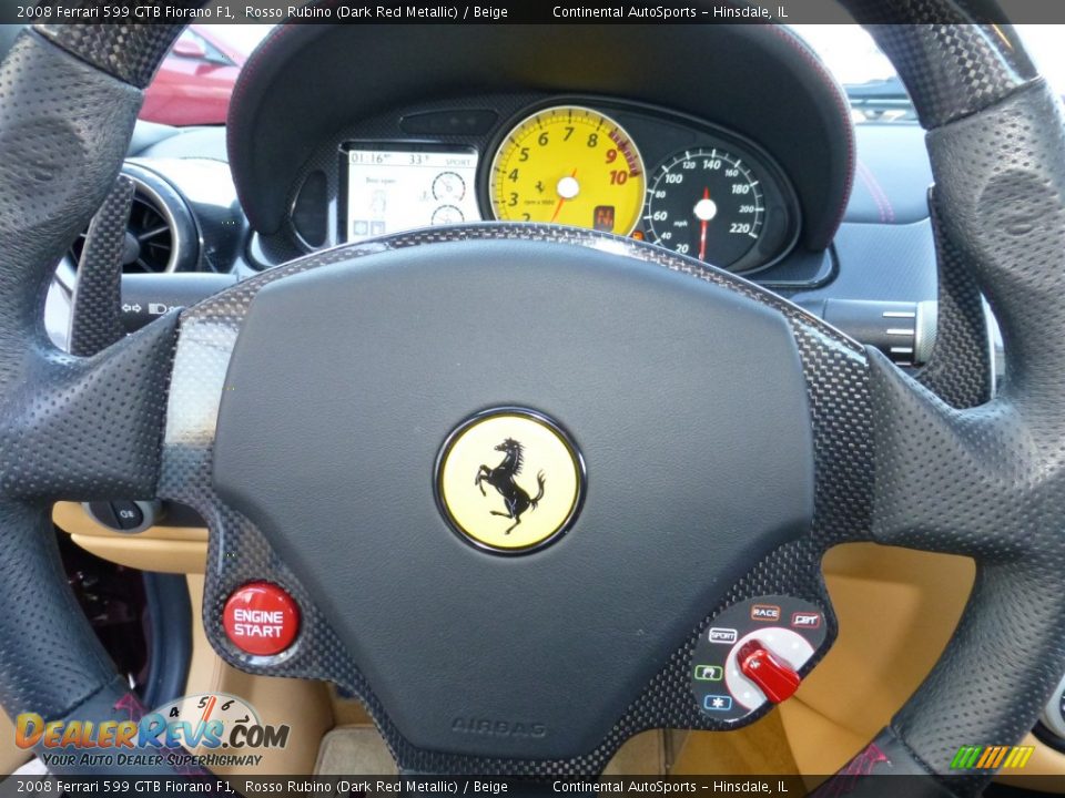 2008 Ferrari 599 GTB Fiorano F1 Steering Wheel Photo #29