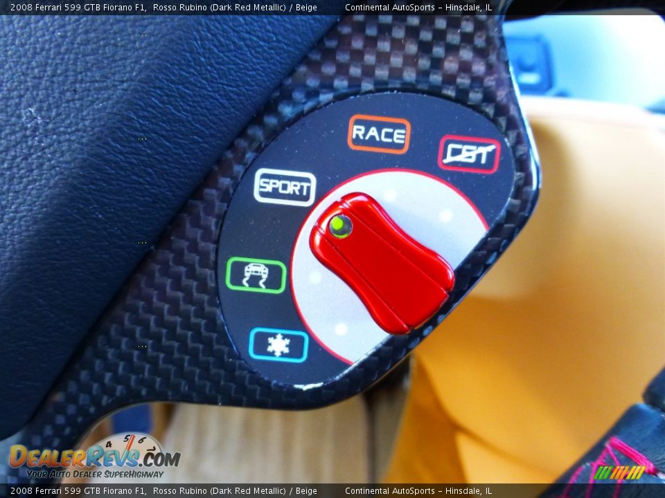 Controls of 2008 Ferrari 599 GTB Fiorano F1 Photo #30