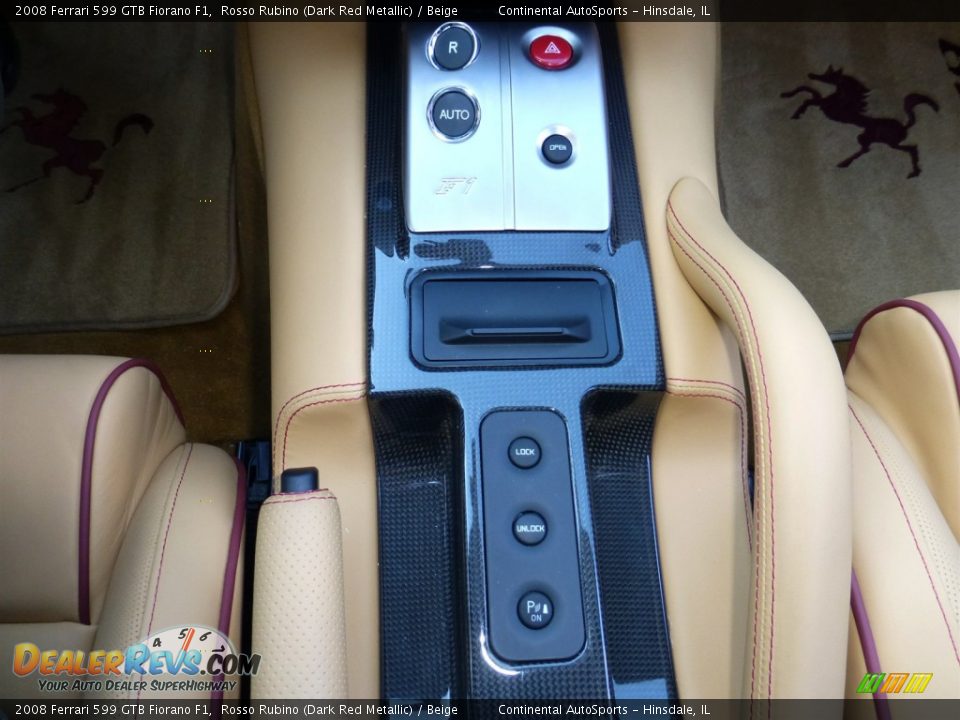 Controls of 2008 Ferrari 599 GTB Fiorano F1 Photo #33
