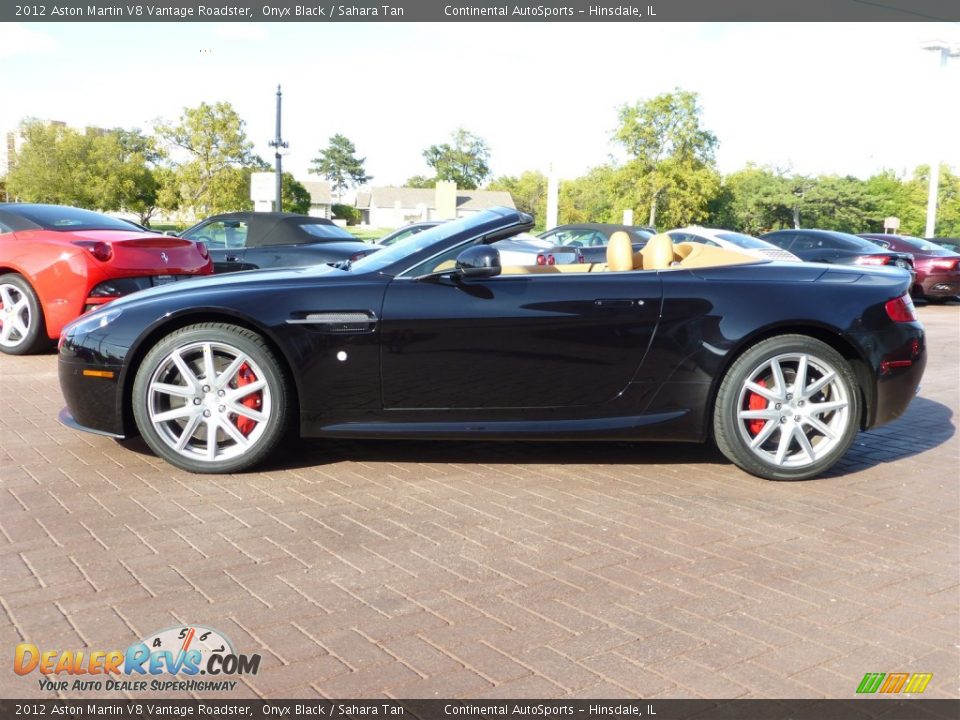 Onyx Black 2012 Aston Martin V8 Vantage Roadster Photo #2