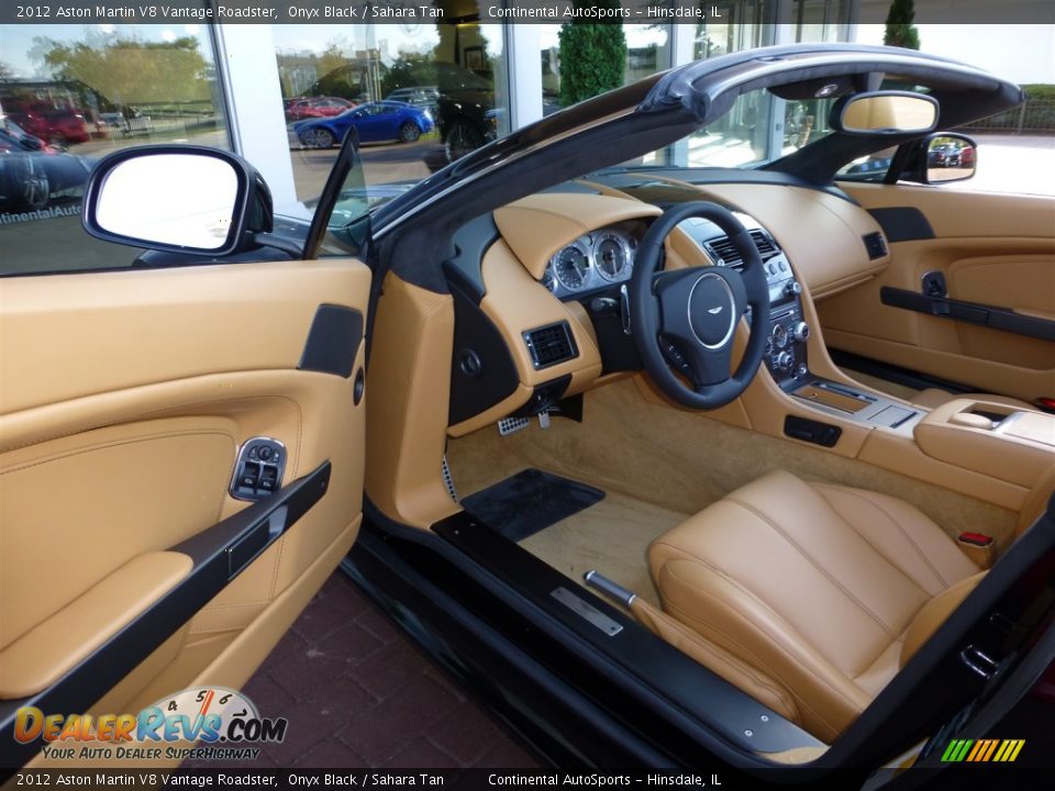 Sahara Tan Interior - 2012 Aston Martin V8 Vantage Roadster Photo #11