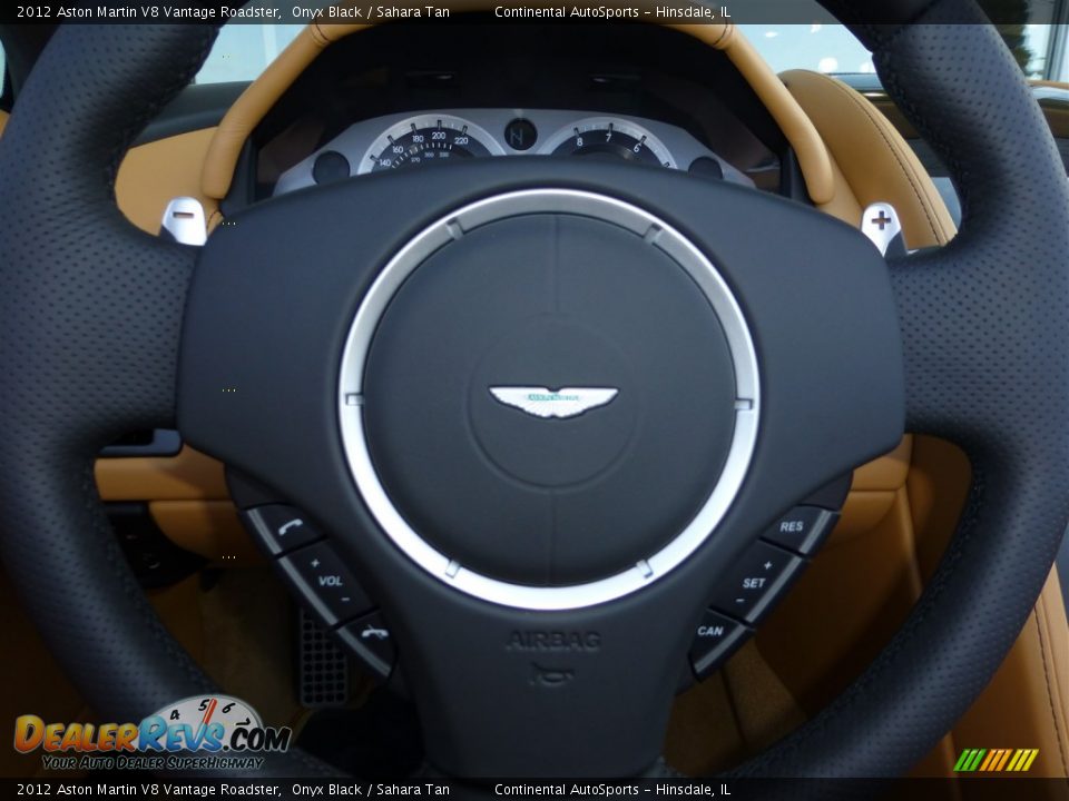 2012 Aston Martin V8 Vantage Roadster Steering Wheel Photo #16