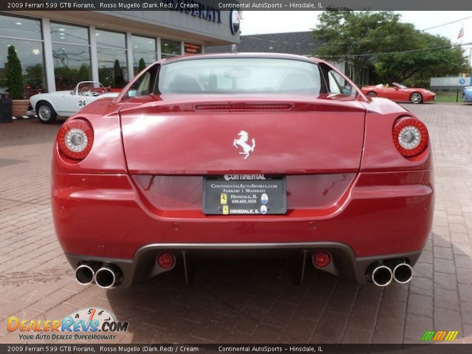 2009 Ferrari 599 GTB Fiorano Rosso Mugello (Dark Red) / Cream Photo #5