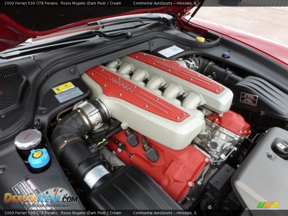 2009 Ferrari 599 GTB Fiorano  6.0 Liter DOHC 48-Valve VVT V12 Engine Photo #13