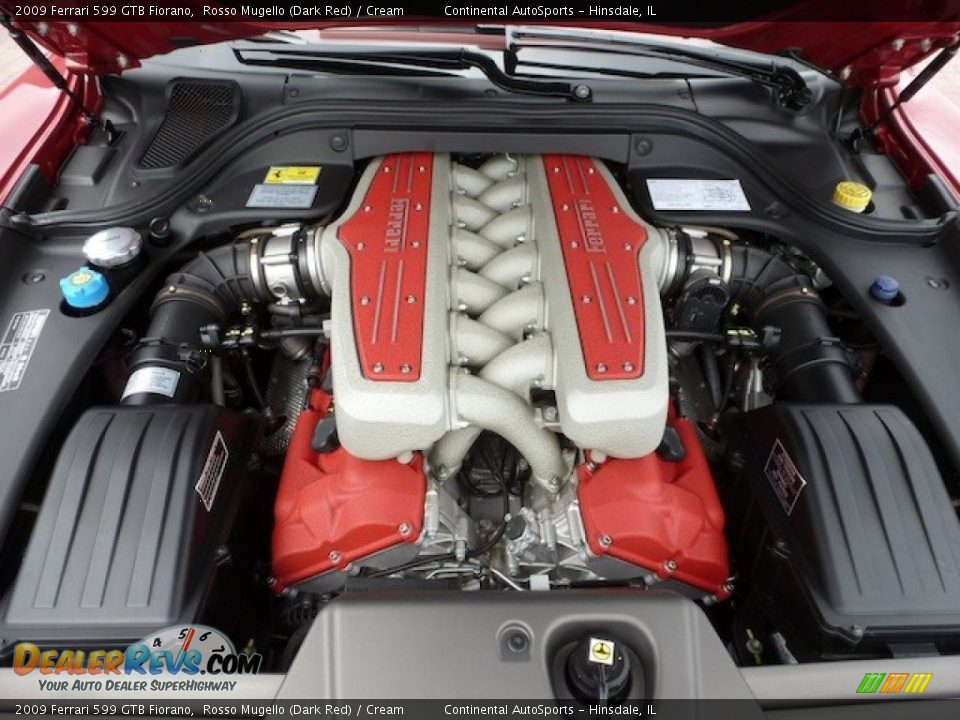 2009 Ferrari 599 GTB Fiorano  6.0 Liter DOHC 48-Valve VVT V12 Engine Photo #14