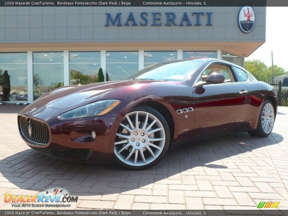 2009 Maserati GranTurismo Bordeaux Pontevecchio (Dark Red) / Beige Photo #1