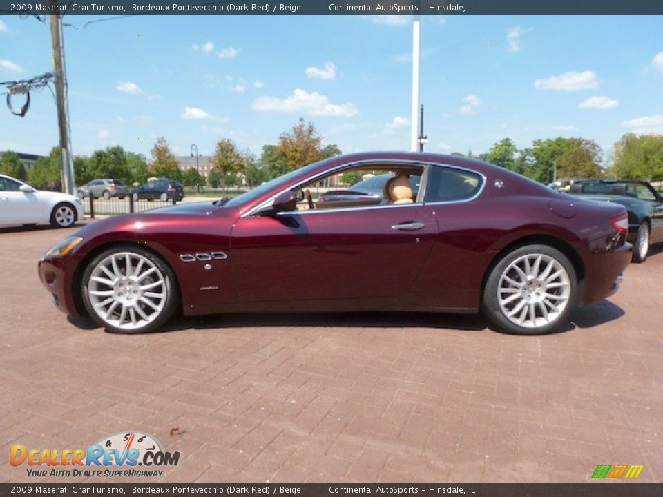 Bordeaux Pontevecchio (Dark Red) 2009 Maserati GranTurismo  Photo #3