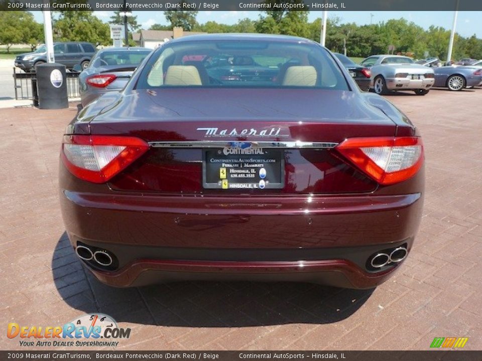 2009 Maserati GranTurismo Bordeaux Pontevecchio (Dark Red) / Beige Photo #5