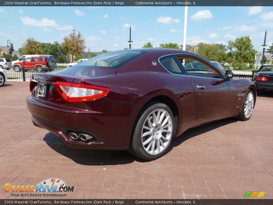 2009 Maserati GranTurismo Bordeaux Pontevecchio (Dark Red) / Beige Photo #6