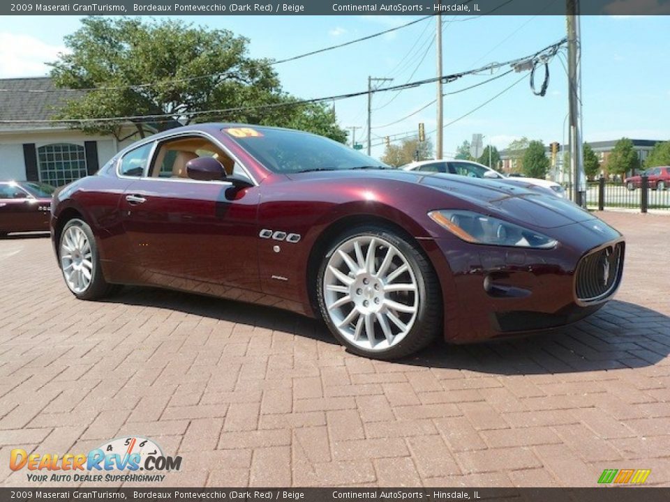 2009 Maserati GranTurismo Bordeaux Pontevecchio (Dark Red) / Beige Photo #8