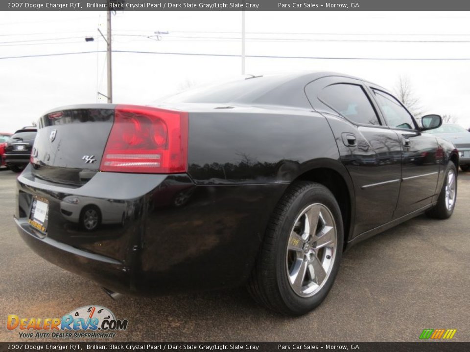 2007 Dodge Charger R/T Brilliant Black Crystal Pearl / Dark Slate Gray/Light Slate Gray Photo #3