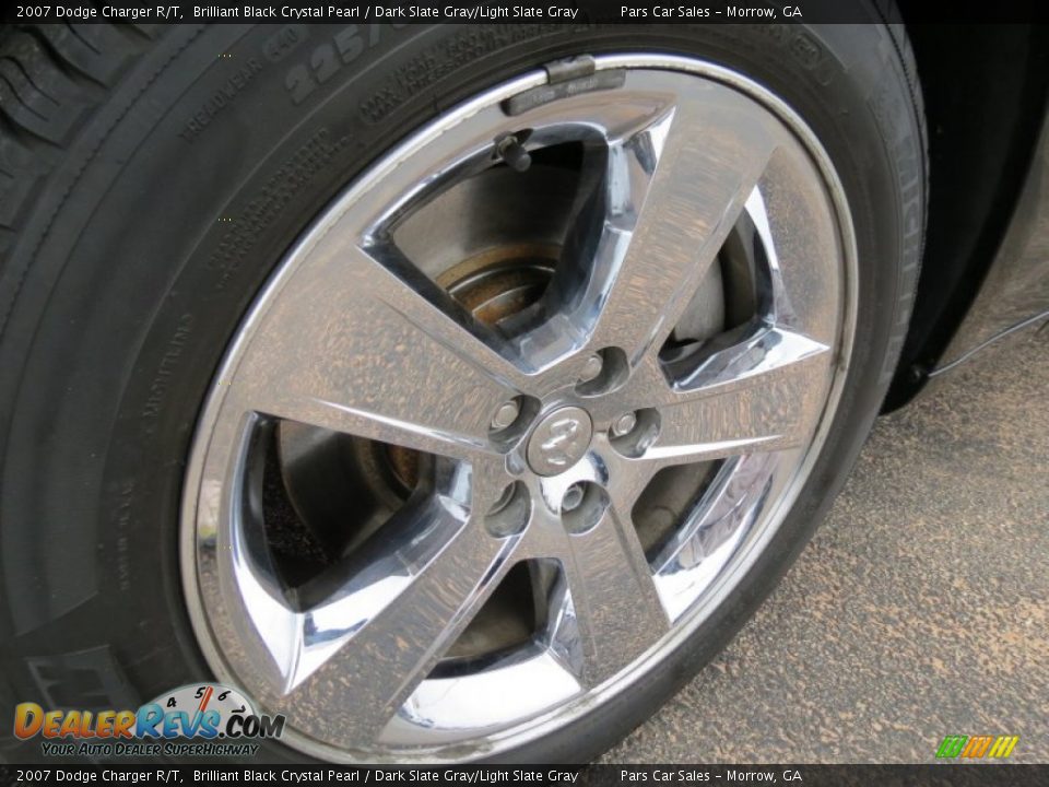 2007 Dodge Charger R/T Brilliant Black Crystal Pearl / Dark Slate Gray/Light Slate Gray Photo #5