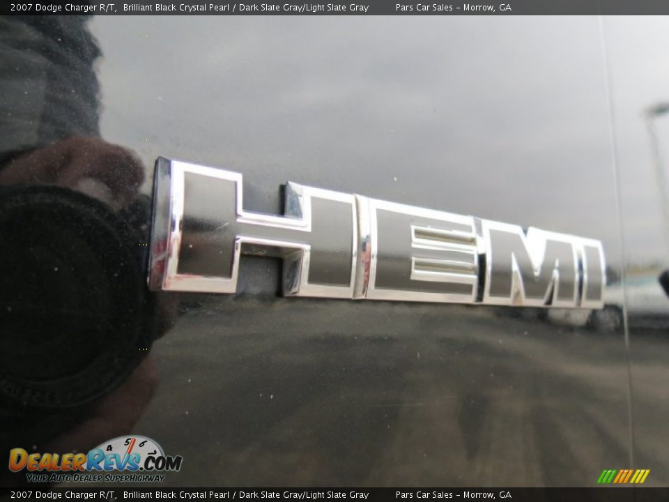 2007 Dodge Charger R/T Brilliant Black Crystal Pearl / Dark Slate Gray/Light Slate Gray Photo #6