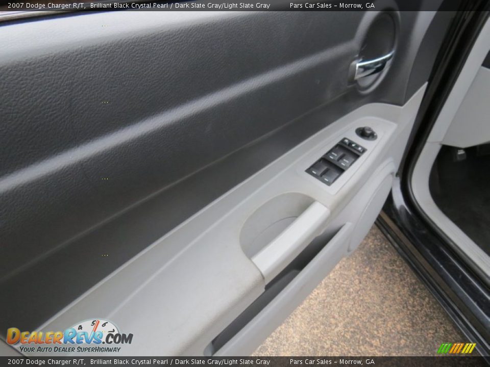 2007 Dodge Charger R/T Brilliant Black Crystal Pearl / Dark Slate Gray/Light Slate Gray Photo #8