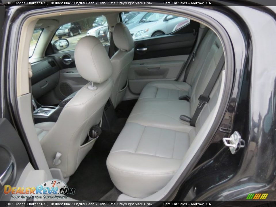 2007 Dodge Charger R/T Brilliant Black Crystal Pearl / Dark Slate Gray/Light Slate Gray Photo #9