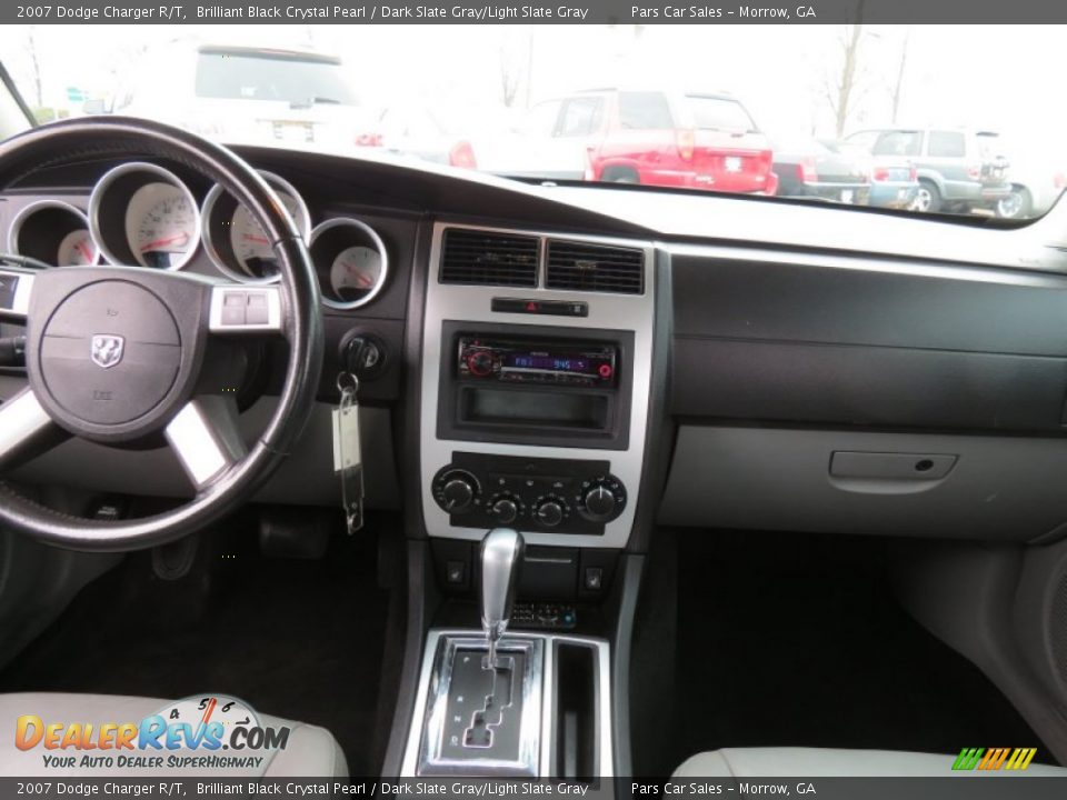 2007 Dodge Charger R/T Brilliant Black Crystal Pearl / Dark Slate Gray/Light Slate Gray Photo #13