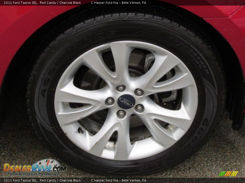 2011 Ford Taurus SEL Red Candy / Charcoal Black Photo #3