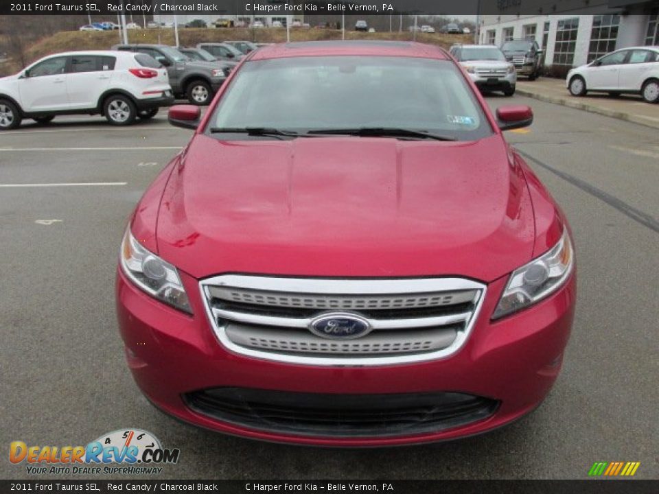 2011 Ford Taurus SEL Red Candy / Charcoal Black Photo #5