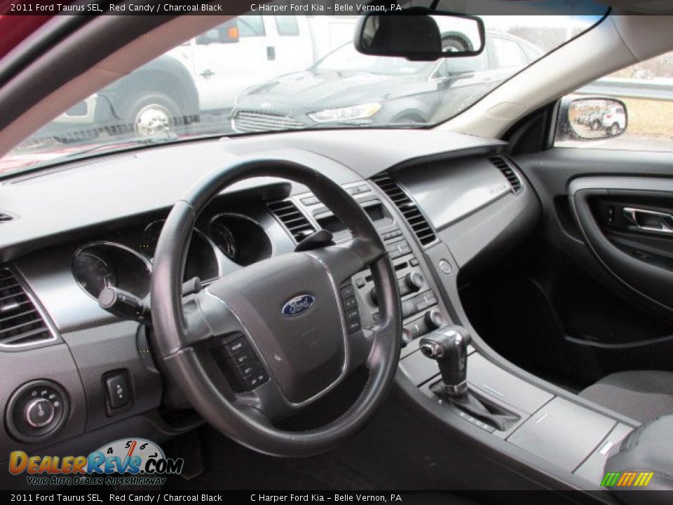 2011 Ford Taurus SEL Red Candy / Charcoal Black Photo #11