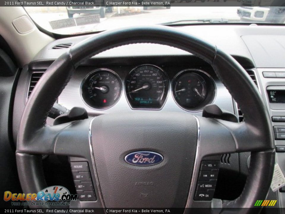 2011 Ford Taurus SEL Steering Wheel Photo #16