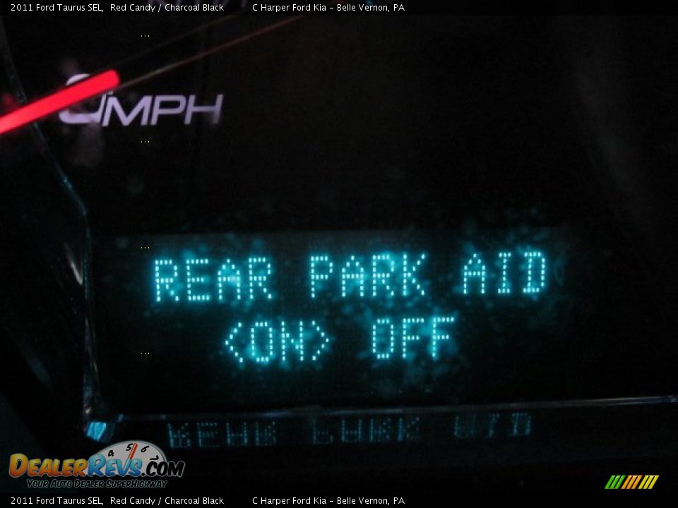 2011 Ford Taurus SEL Red Candy / Charcoal Black Photo #17