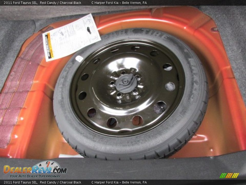 2011 Ford Taurus SEL Red Candy / Charcoal Black Photo #20