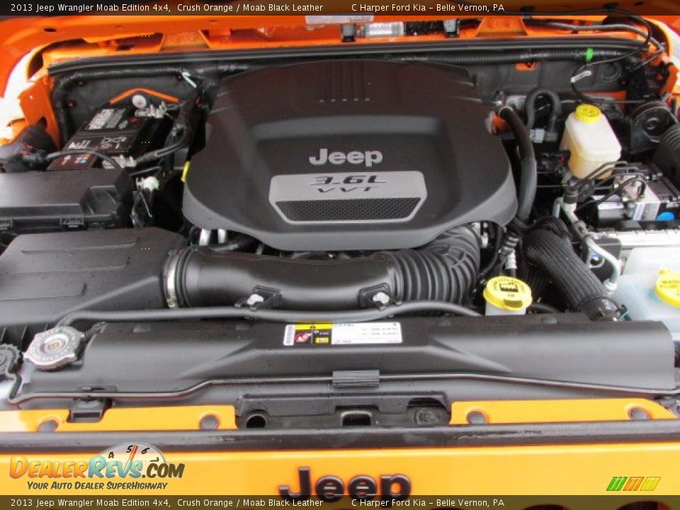 2013 Jeep Wrangler Moab Edition 4x4 3.6 Liter DOHC 24-Valve VVT Pentastar V6 Engine Photo #12