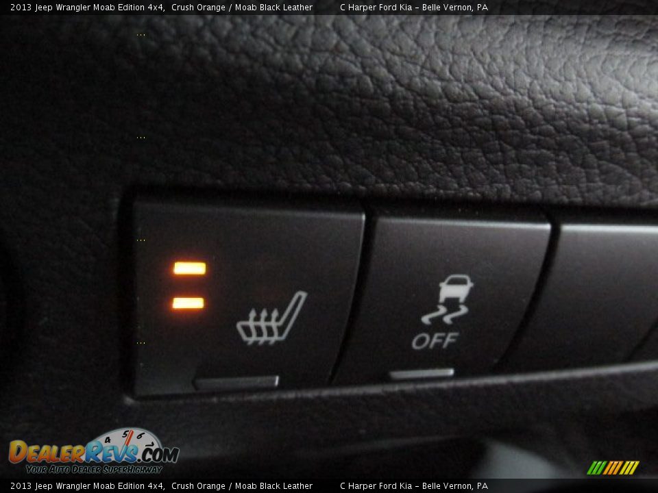 2013 Jeep Wrangler Moab Edition 4x4 Crush Orange / Moab Black Leather Photo #19