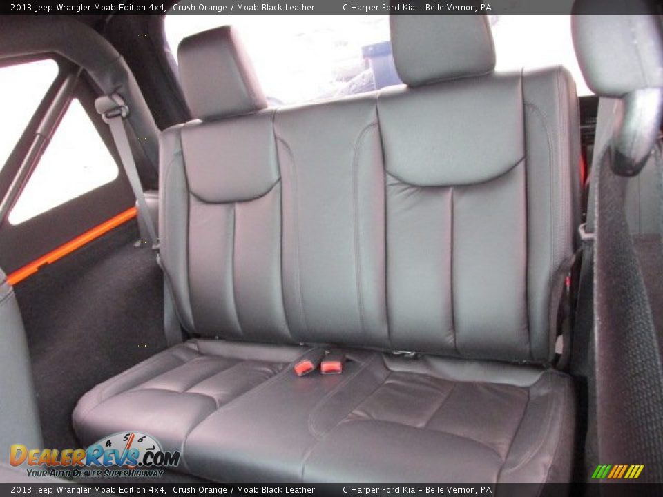 Rear Seat of 2013 Jeep Wrangler Moab Edition 4x4 Photo #20