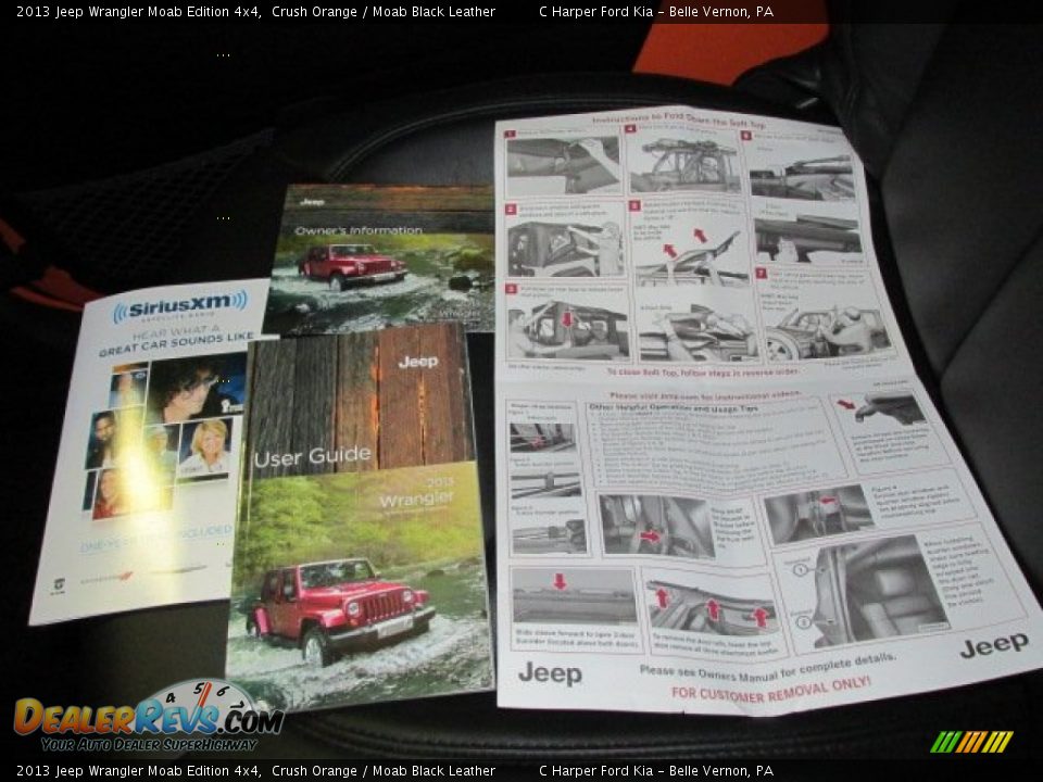 Books/Manuals of 2013 Jeep Wrangler Moab Edition 4x4 Photo #22