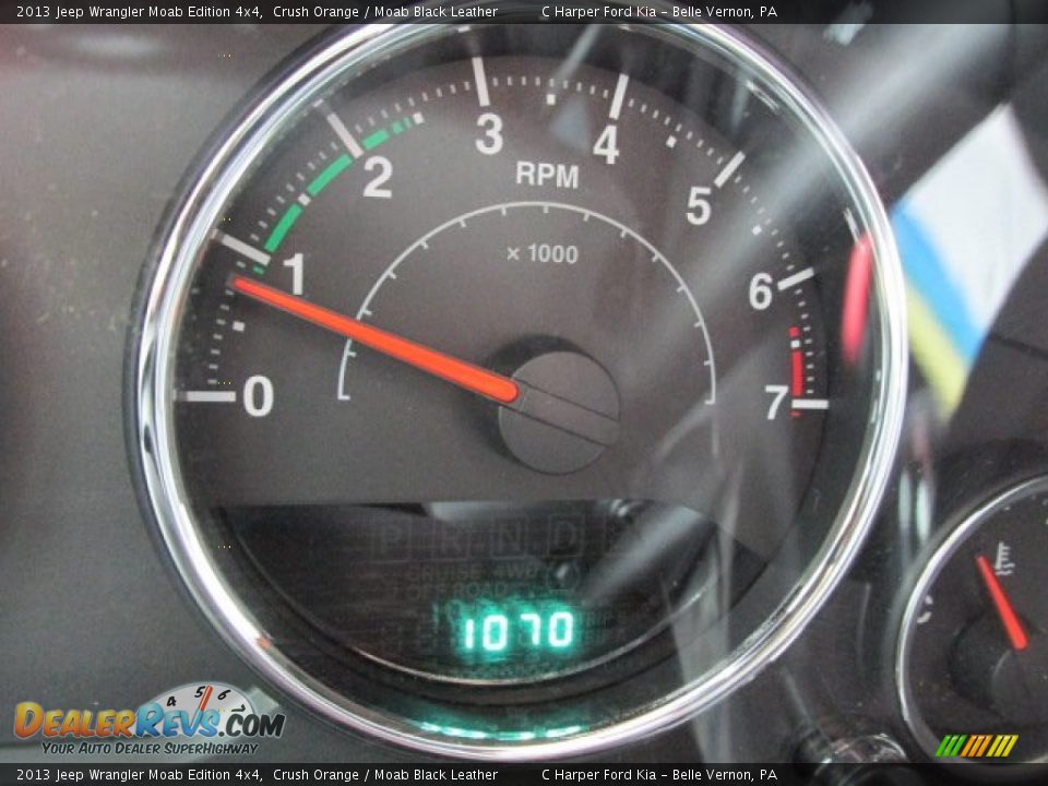 2013 Jeep Wrangler Moab Edition 4x4 Crush Orange / Moab Black Leather Photo #24