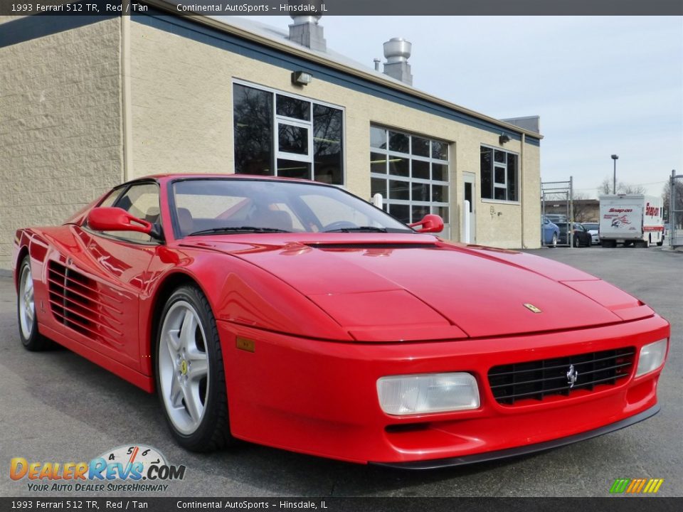 Front 3/4 View of 1993 Ferrari 512 TR  Photo #2