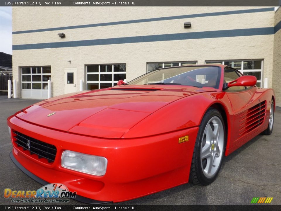 1993 Ferrari 512 TR Red / Tan Photo #5