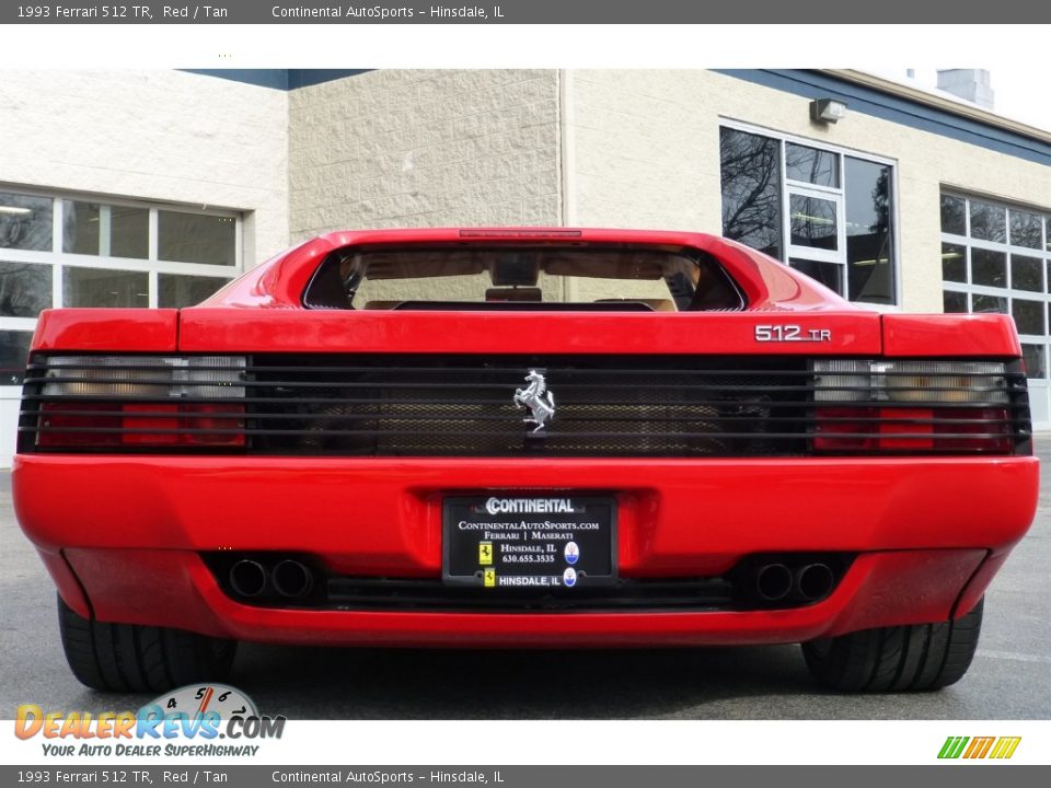 1993 Ferrari 512 TR Red / Tan Photo #9